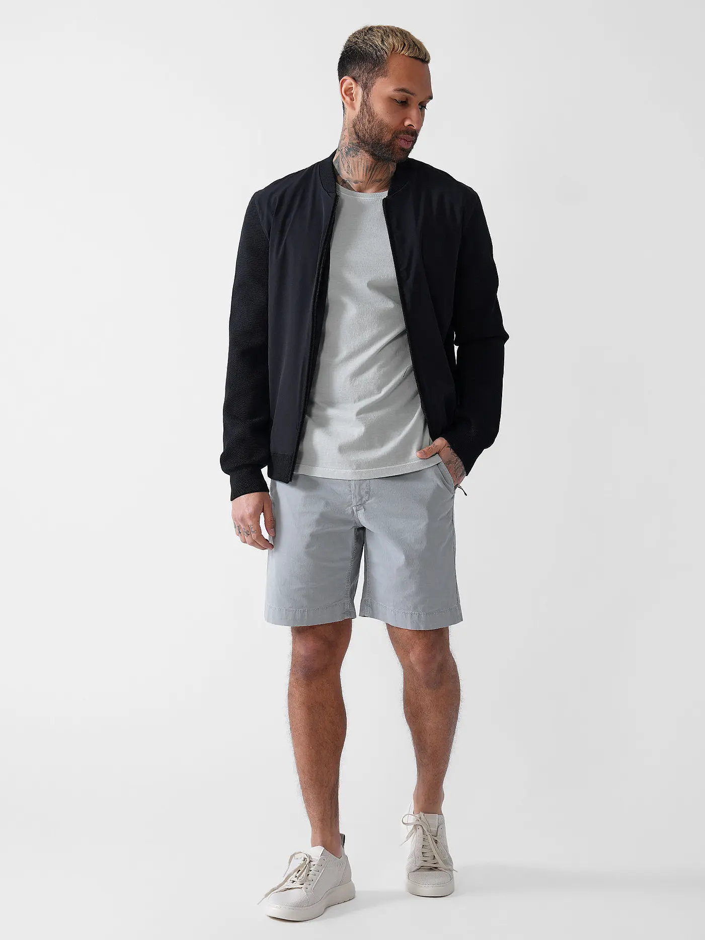 ECOALF | Hybridjacke KOBUSALF | schwarz